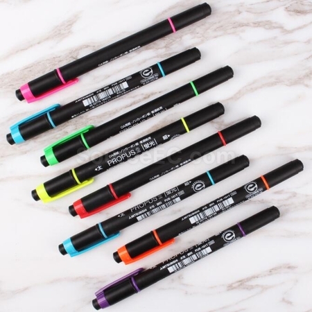 Customization Mitsubishi UNI Double-Ended Fluorescent Marker Promotional Products
