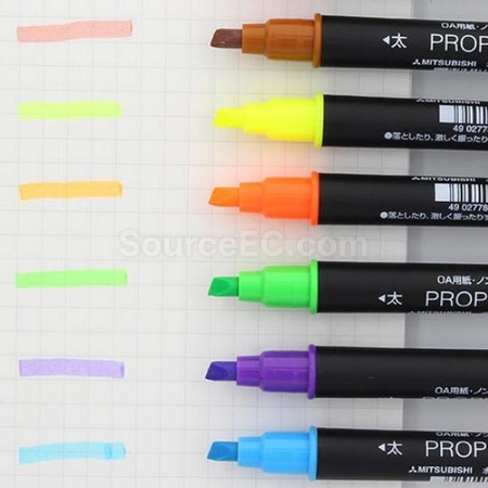 Customization Mitsubishi UNI Double-Ended Fluorescent Marker Promotional Products