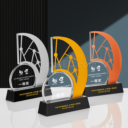 Customization Metal Crystal Trophy Promotional Products