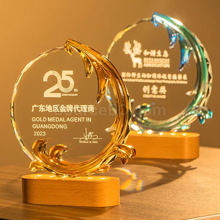 Customization Colored Glaze Trophy Promotional Products