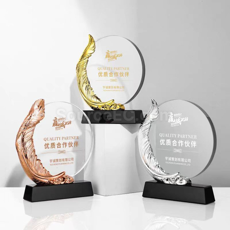 Customization Metal Crystal Trophy Promotional Products