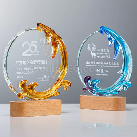 Customization Colored Glaze Trophy Promotional Products