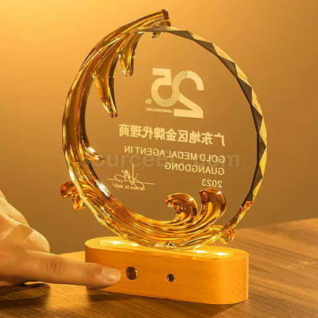 Customization Colored Glaze Trophy Promotional Products