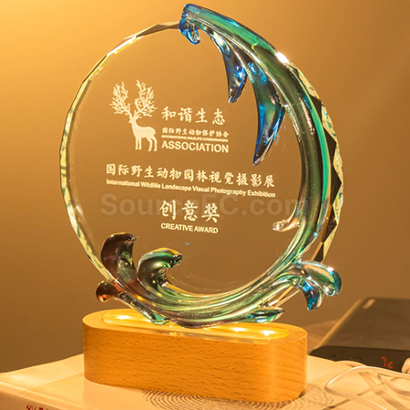 Customization Colored Glaze Trophy Promotional Products