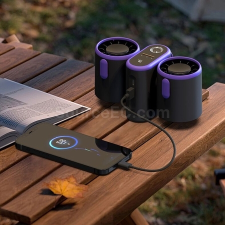 Customization Double-Head Waist-Mounted Small Fan Promotional Products