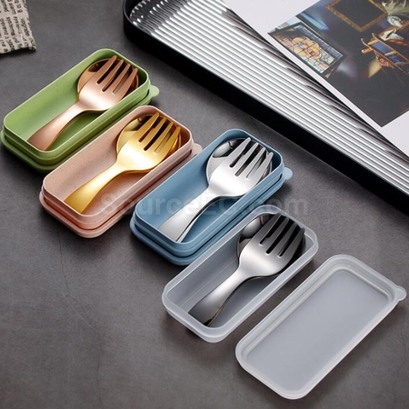 Customization Portable Stainless Steel Mini Cutlery Set Promotional Products