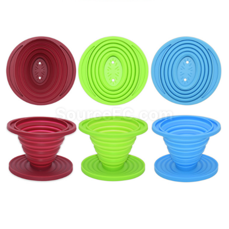 Customization Foldable Silicone Coffee Filter Funnel Promotional Products