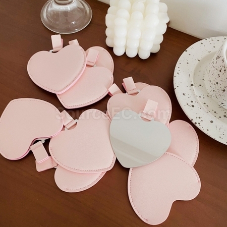 Customization Heart Stainless Steel Csmetic Mirror Promotional Products