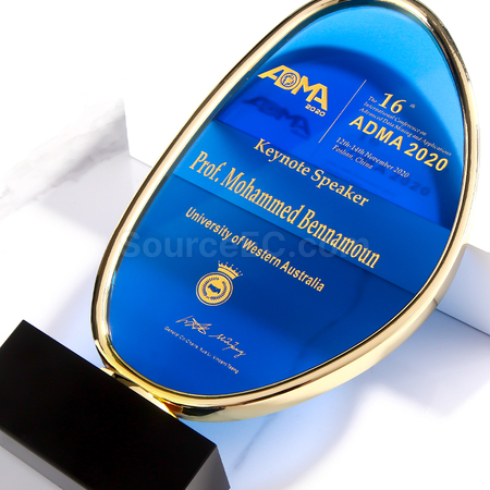Customization Creative Metal Crystal Seat Promotional Products
