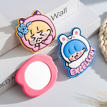 Customization Customizable PVC Soft Plastic Makeup Mirror Promotional Products