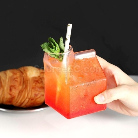 Customization Glass Milk Cup Promotional Products