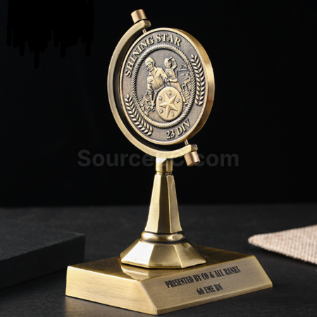 Customization Bronze Rotating Trophy Promotional Products