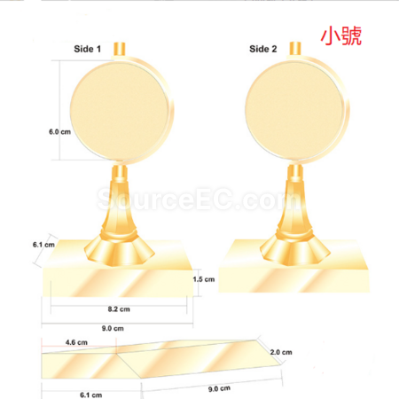 Customization Bronze Rotating Trophy Promotional Products