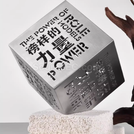 Customization Metal Rubik's Cube Trophy Promotional Products
