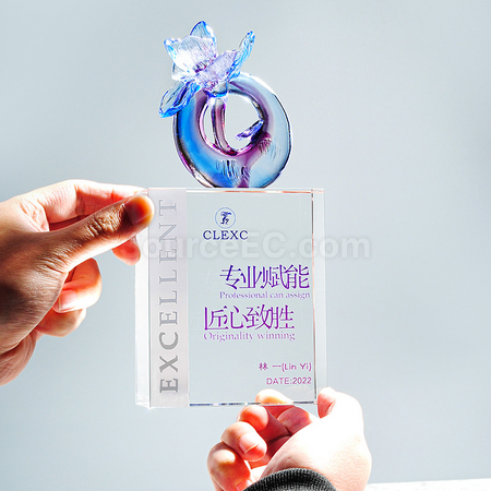 Customization Glass Crystal Trophy Promotional Products