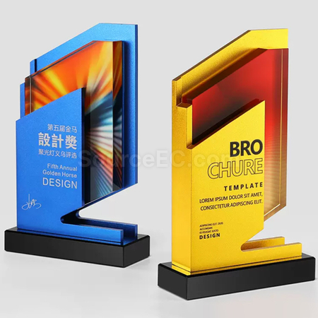 Customization Metal Crystal Trophy Promotional Products