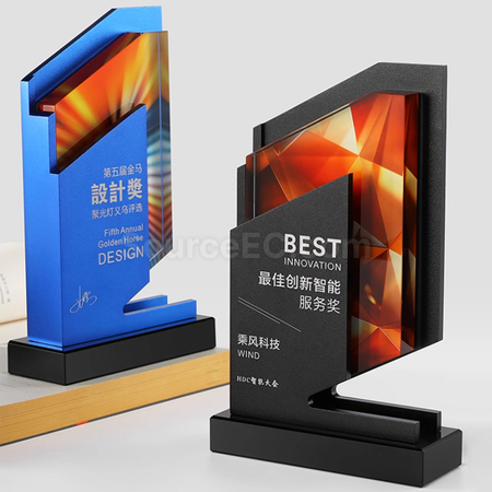 Customization Metal Crystal Trophy Promotional Products