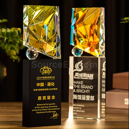 Customization Crystal Trophy Promotional Products