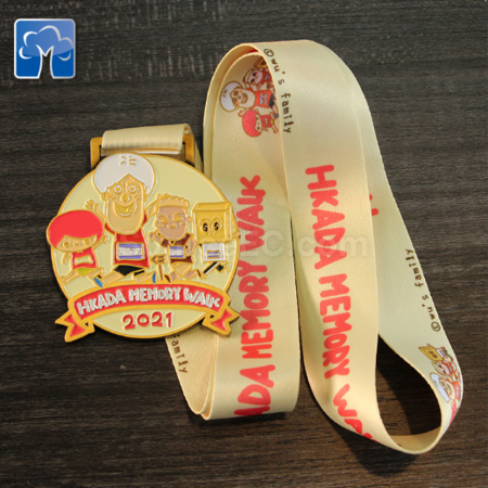Customization Cute cartoon character alien medal customization Promotional Products