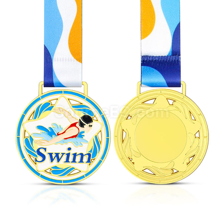 Customization Swimming Metal Medal Promotional Products