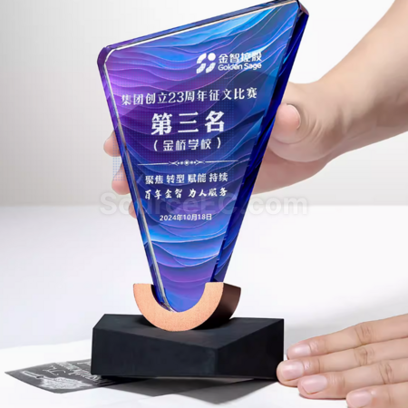 Customization Marble Crystal Trophy Promotional Products