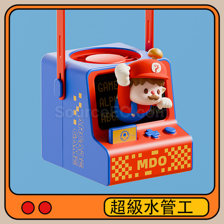 Customization Cute game console fan neck Promotional Products