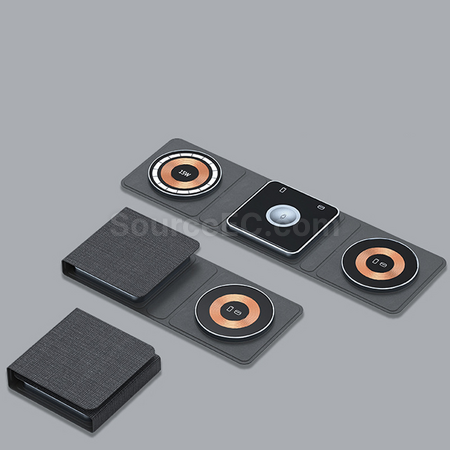 Customization Folding Magsafe Transparent Magnetic Wireless Charging Promotional Products
