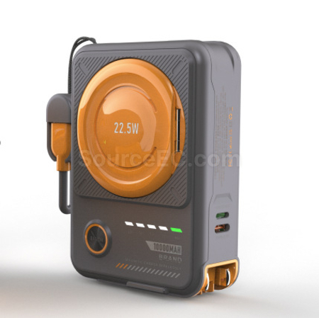 Customization 22.5W built-in AC plug power bank Promotional Products