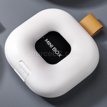 Customization Portable hanging rope divided flip sealed medicine box Promotional Products