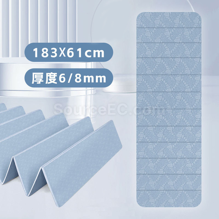 Customization Fodable TPE Yoga Mat Promotional Products