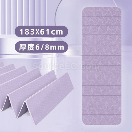 Customization Fodable TPE Yoga Mat Promotional Products