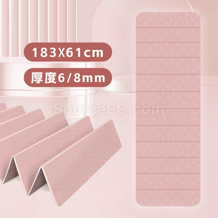 Customization Fodable TPE Yoga Mat Promotional Products