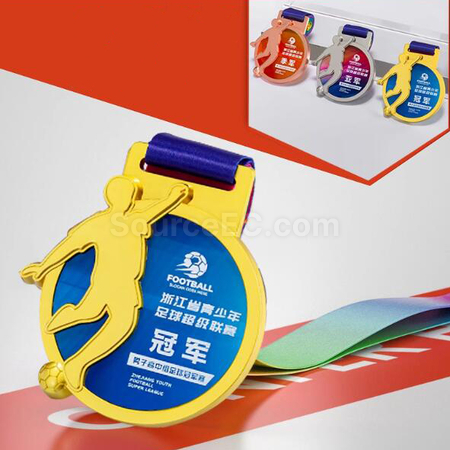 Customization Football Metal Medal Promotional Products