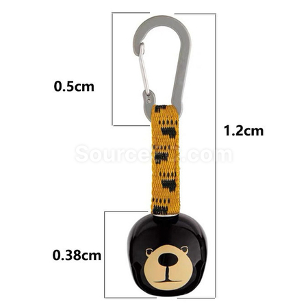 Customization Outdoor Hiking Bear Bell Backpack Pendant Promotional Products