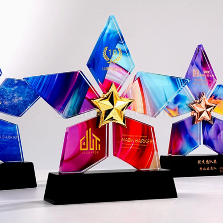 Customization Pentagram Crystal Trophy Promotional Products