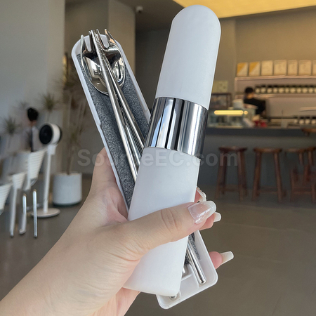 Customization 2 in 1 Tableware with Tube Promotional Products