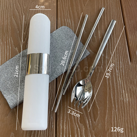 Customization 2 in 1 Tableware with Tube Promotional Products