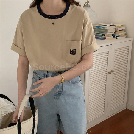 Customization Round Neck T-shirt Promotional Products