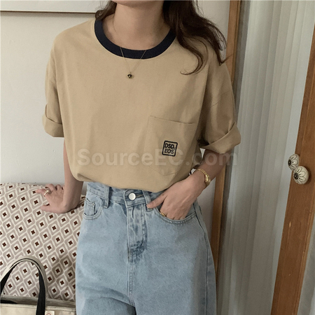 Customization Round Neck T-shirt Promotional Products