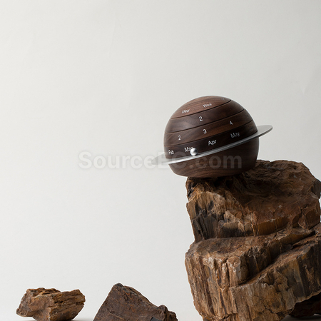 Customization Earth Shaped Wooden Calendar Promotional Products