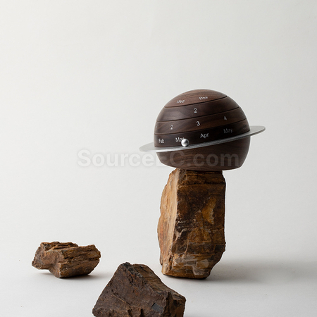Customization Earth Shaped Wooden Calendar Promotional Products