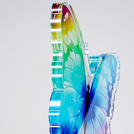 Customization Butterfly Crystal Trophy Promotional Products
