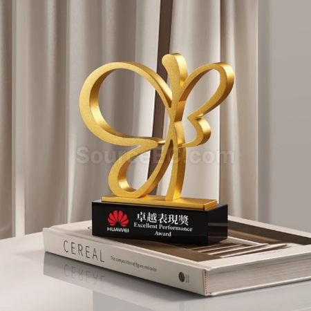 Customization Metal 3D Butterfly Award Seat Promotional Products