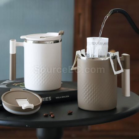 Customization 304 stainless steel mug with tea strainer Promotional Products