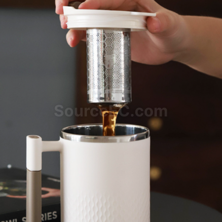 Customization 304 stainless steel mug with tea strainer Promotional Products