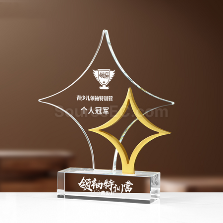Customization Diamond crystal trophy Promotional Products