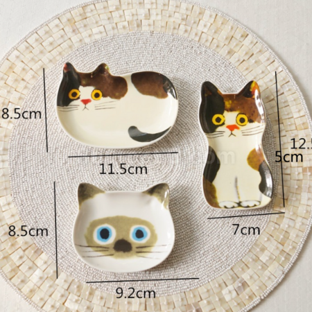 Customization Cat soy sauce dish Promotional Products