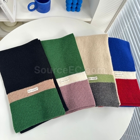 Customization Color Block Scarf Promotional Products