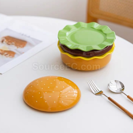 Customization Hamburg Ceramic Tableware Promotional Products
