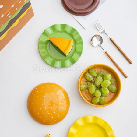 Customization Hamburg Ceramic Tableware Promotional Products